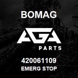 420061109 Bomag EMERG STOP | AGA Parts