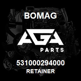 531000294000 Bomag RETAINER | AGA Parts