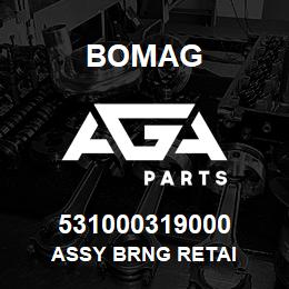 531000319000 Bomag ASSY BRNG RETAI | AGA Parts
