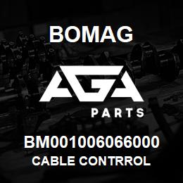 BM001006066000 Bomag CABLE CONTRROL | AGA Parts