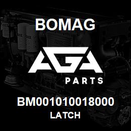 BM001010018000 Bomag LATCH | AGA Parts