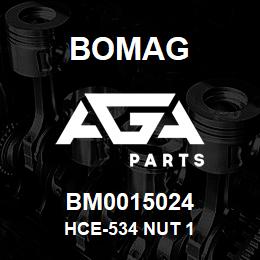 BM0015024 Bomag HCE-534 NUT 1 | AGA Parts
