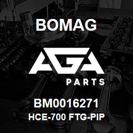 BM0016271 Bomag HCE-700 FTG-PIP | AGA Parts