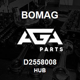 D2558008 Bomag Hub | AGA Parts