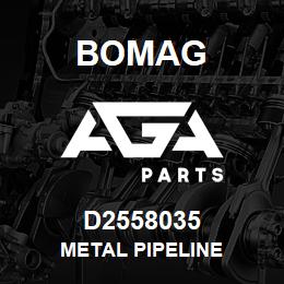 D2558035 Bomag Metal pipeline | AGA Parts