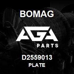 D2559013 Bomag Plate | AGA Parts