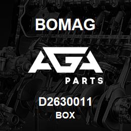 D2630011 Bomag Box | AGA Parts