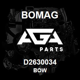 D2630034 Bomag Bow | AGA Parts