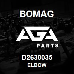 D2630035 Bomag Elbow | AGA Parts