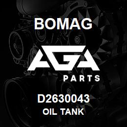 D2630043 Bomag Oil tank | AGA Parts