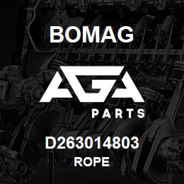 D263014803 Bomag Rope | AGA Parts