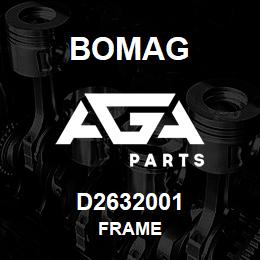 D2632001 Bomag Frame | AGA Parts