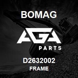D2632002 Bomag Frame | AGA Parts