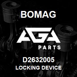 D2632005 Bomag Locking device | AGA Parts