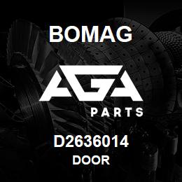 D2636014 Bomag Door | AGA Parts