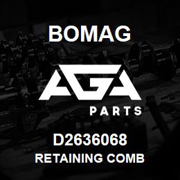 D2636068 Bomag Retaining comb | AGA Parts