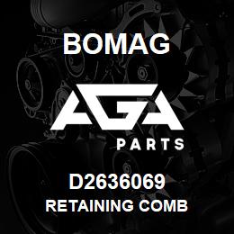 D2636069 Bomag Retaining comb | AGA Parts