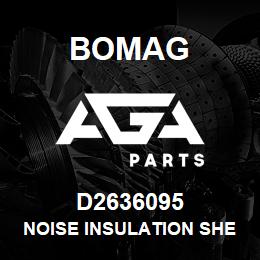 D2636095 Bomag Noise insulation sheet | AGA Parts