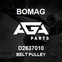 D2637010 Bomag Belt pulley | AGA Parts