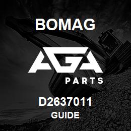 D2637011 Bomag Guide | AGA Parts