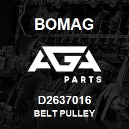 D2637016 Bomag Belt pulley | AGA Parts