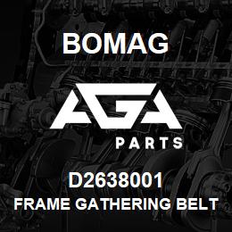 D2638001 Bomag Frame gathering belt | AGA Parts