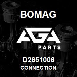 D2651006 Bomag Connection | AGA Parts