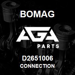 D2651006 Bomag Connection | AGA Parts