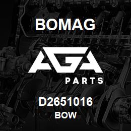 D2651016 Bomag Bow | AGA Parts