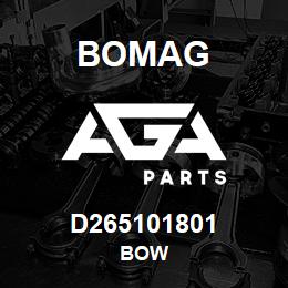 D265101801 Bomag Bow | AGA Parts