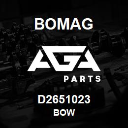 D2651023 Bomag Bow | AGA Parts