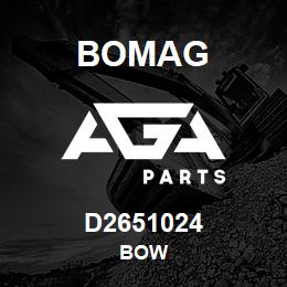 D2651024 Bomag Bow | AGA Parts