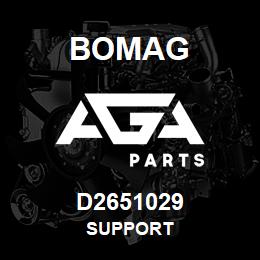 D2651029 Bomag Support | AGA Parts