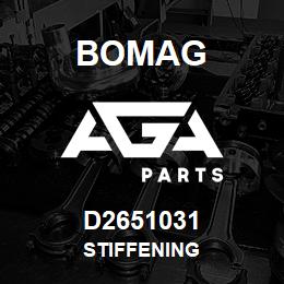 D2651031 Bomag Stiffening | AGA Parts