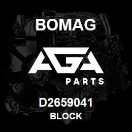 D2659041 Bomag Block | AGA Parts