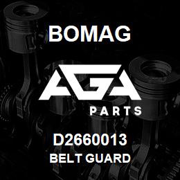 D2660013 Bomag Belt guard | AGA Parts