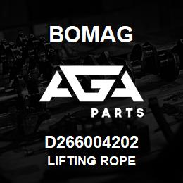 D266004202 Bomag Lifting rope | AGA Parts