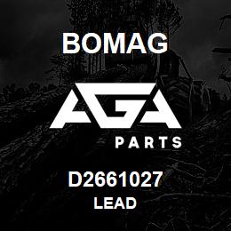 D2661027 Bomag Lead | AGA Parts