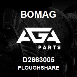 D2663005 Bomag Ploughshare | AGA Parts
