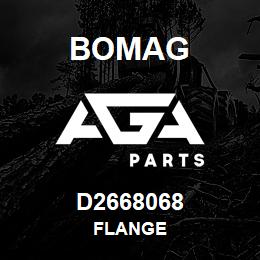 D2668068 Bomag Flange | AGA Parts