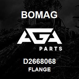 D2668068 Bomag Flange | AGA Parts