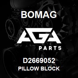 D2669052 Bomag Pillow block | AGA Parts