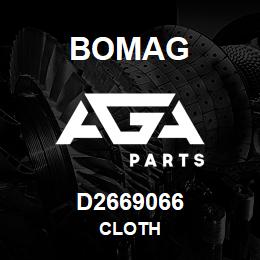 D2669066 Bomag Cloth | AGA Parts