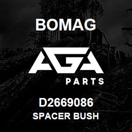 D2669086 Bomag Spacer bush | AGA Parts