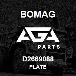 D2669088 Bomag Plate | AGA Parts