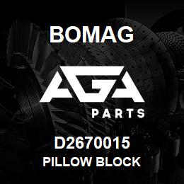 D2670015 Bomag Pillow block | AGA Parts
