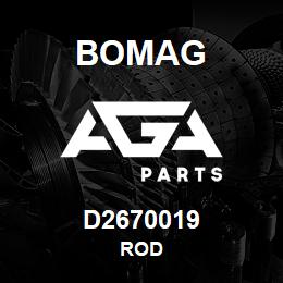 D2670019 Bomag Rod | AGA Parts