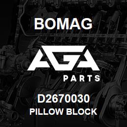 D2670030 Bomag Pillow block | AGA Parts