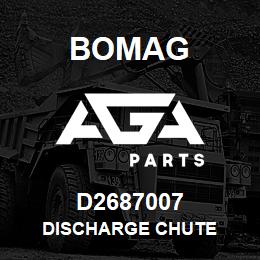 D2687007 Bomag Discharge chute | AGA Parts