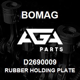 D2690009 Bomag Rubber holding plate | AGA Parts